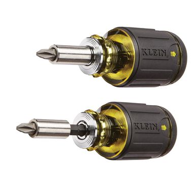 Klein Tools 8-in-1 Adjust. Stubby Screwdriver, large image number 6