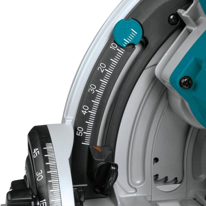 Makita 18V X2 LXT Lithium-Ion Brushless Cordless 6-1/2 Inch Plunge Circular Saw, 118 Inch Guide Rail & 4Ah Starter Kit, large image number 6