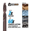 Spyder 9/64 Inch Hex Shank Drill Bit, TetraClad Coating, small image number 4