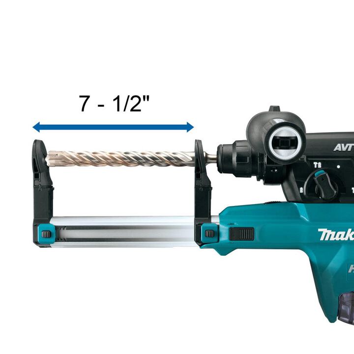 Makita Promotional 40V max XGT 1 1/8 Inch AVT Rotary Hammer Kit with Dust Extractor, large image number 7