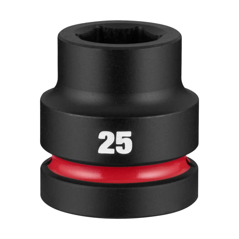 Milwaukee SHOCKWAVE Impact Duty 1 Inch Drive 25mm Standard 6 Point Socket - 49-66-6679