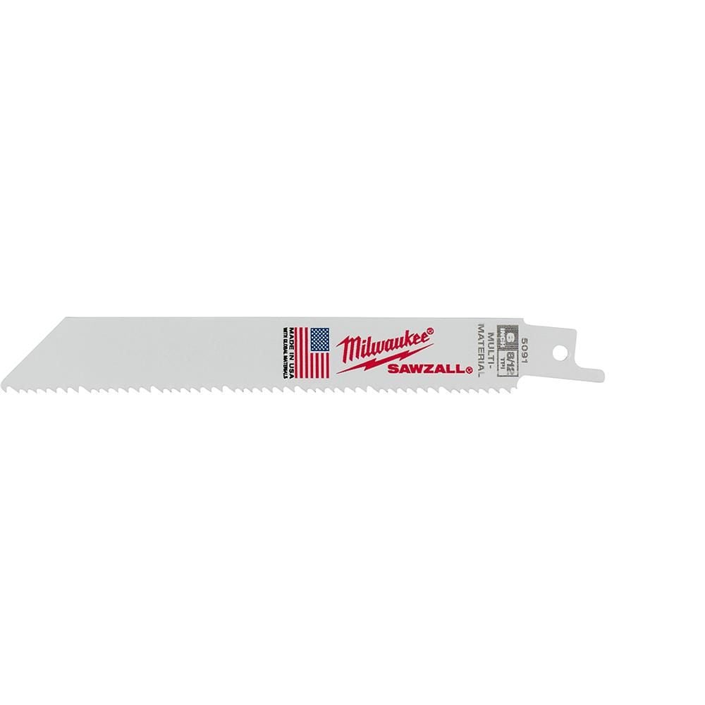 Milwaukee 6 in. 8/12 TPI SAWZALL Blades (50 Pack), large image number 1