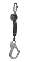 MSA Safety Works V-TEC Overhead Web Arc Flash PFL, 6.5 Ft (2 M), Single Leg, Aluminum Triple Action Swivel Carabiner, AL36CL Large Aluminum Snaphook, ANSI Z359.14-21, OSHA, small image number 1