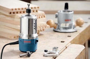 Bosch Benchtop Router Table with 2.25 HP Combination Plunge and Fixed Base Router Bundle, large image number 7