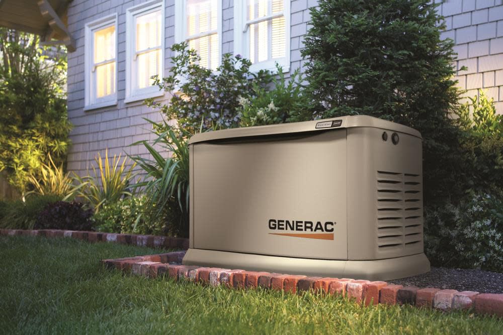 Generac Guardian Series 26,000 Watt (26kw) Dual Fuel 50-State Air-Cooled Home Standby Generator with 200-Amp Whole Home Transfer Switch, large image number 8