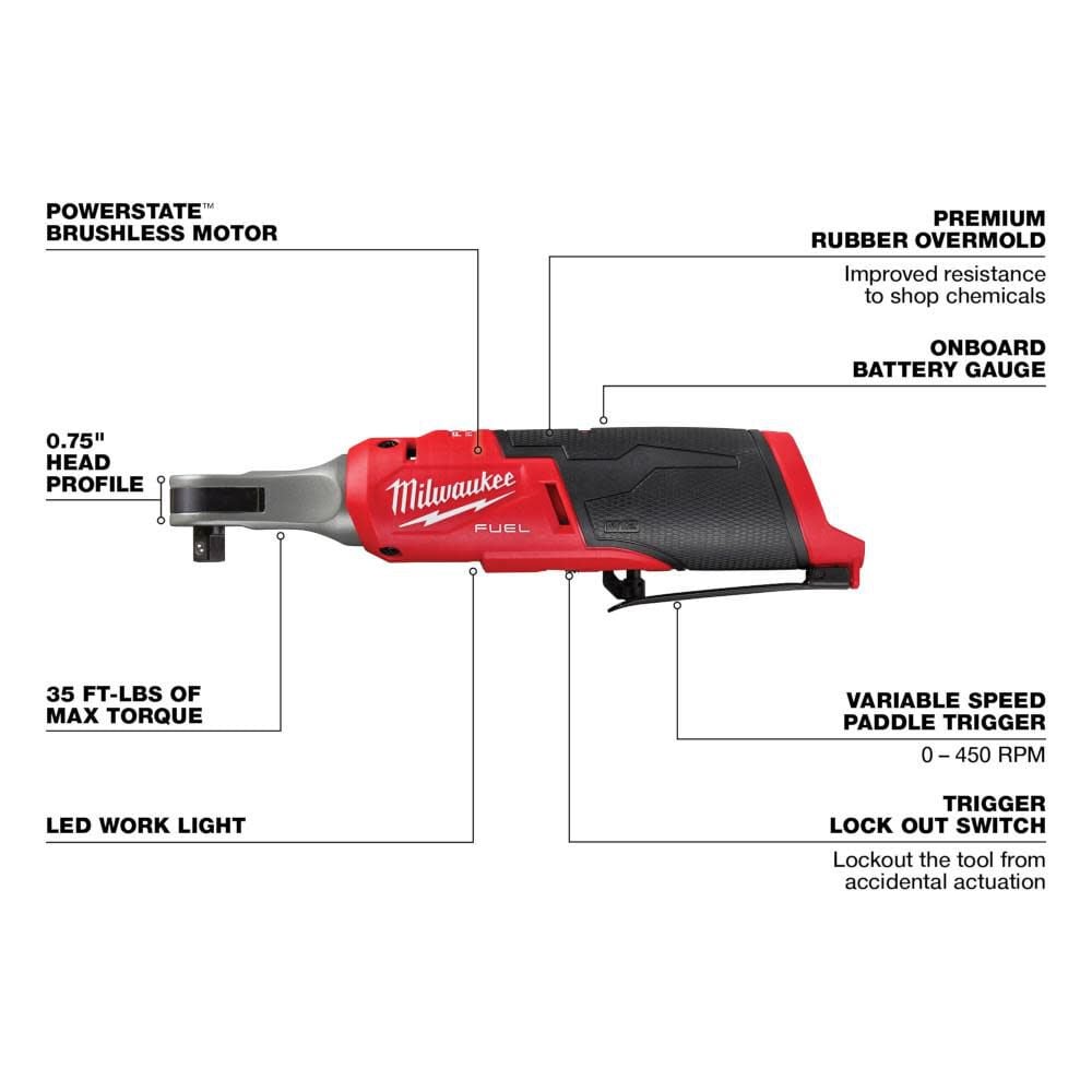 Milwaukee M12 Fuel 3 8inch High Speed Ratchet Bare Tool 2567 20 Simolary simolary.com 7