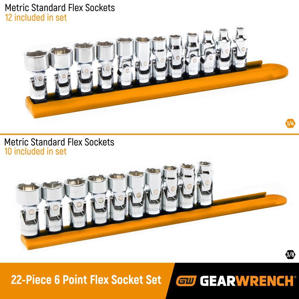 Gearwrench 1 4in And 3 8in Drive 6 Point Metric Flex Socket Set 22pc 86539 simolary.com 16 Gearwrench 1 4in And 3 8in Drive 6 Point Metric Flex Socket Set 22pc 86539 Simolary simolary.com 16