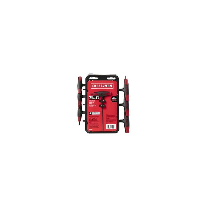 CRAFTSMAN T-Handle Torx Hex Key Set, 7 Piece, large image number 4