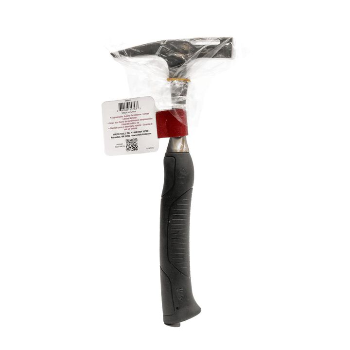 Malco Products Tin Master 18 Oz Tinners Hammer with Built-In Drive Cleat Bending Slot