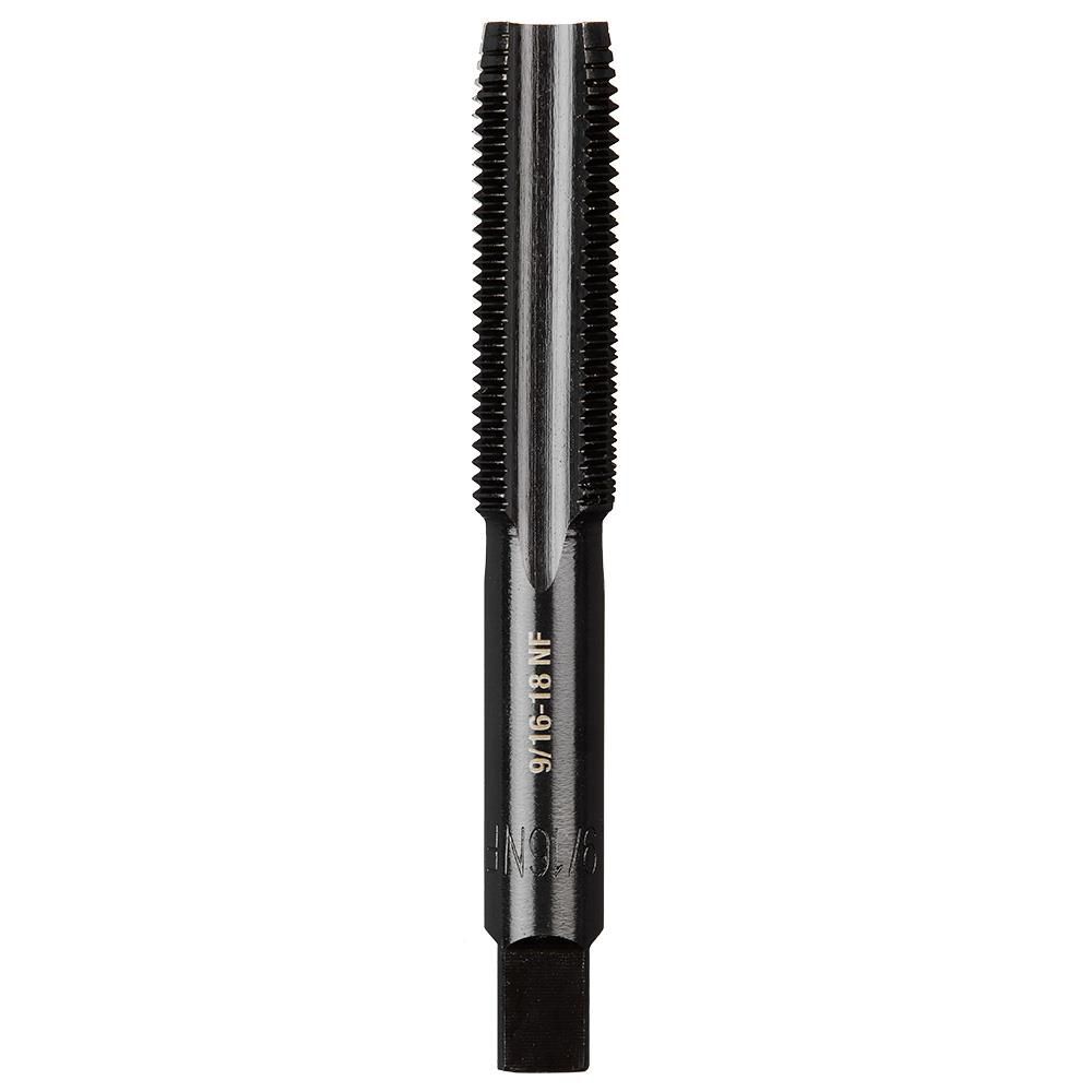 Milwaukee 9/16 in -18 NF Straight Flute Plug Tap, large image number 1