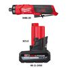 Milwaukee M12 FUEL 1/4 Inch Straight Die Grinder (Bare Tool) and M12 REDLITHIUM XC 12V 5Ah Lithium Ion Power Tool Battery Pack Bundle, small image number 2