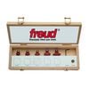 Freud 5 piece Round Over Bit Set with 1/4 In. Shank, small