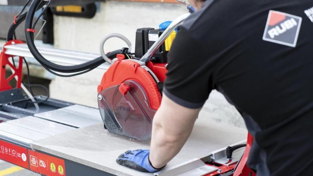 Rubi Tools DC-250 Python 1200 48in Wet Tile Saw 10in Blade, large image number 12