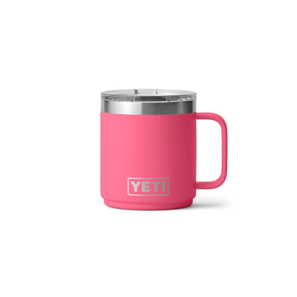 YETI Rambler 10 Oz Stackable Mug with Durasip Ceramic Lining, Tropical Pink – 21071507348