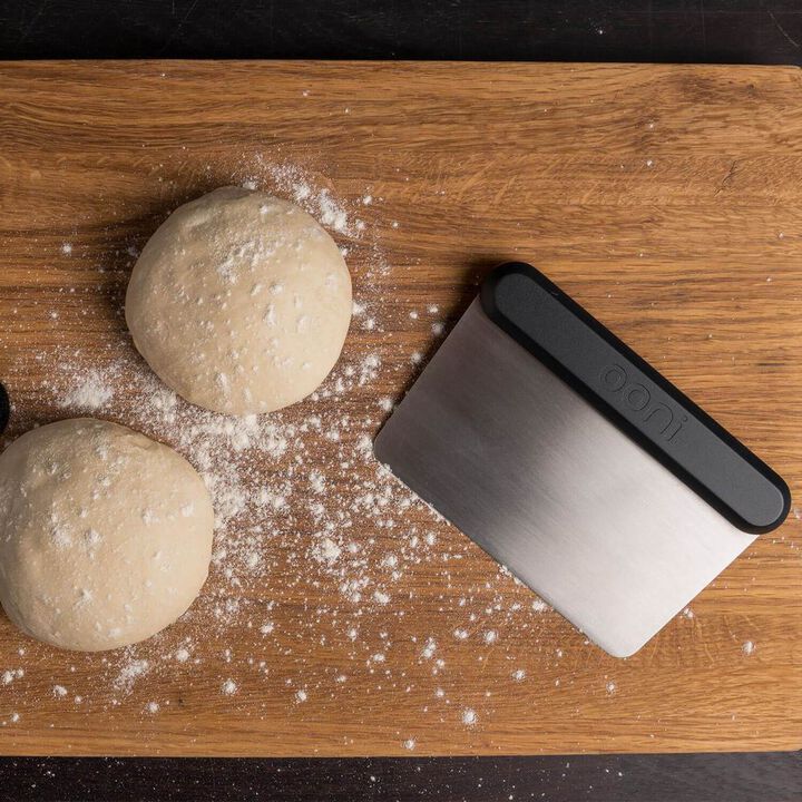 Ooni Pizza Dough Scraper 6in x 4in x 0.5in Black/Gray, large image number 1