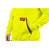 Milwaukee Heavy Duty Hi Vis Yellow Pullover Hoodie - Small, small