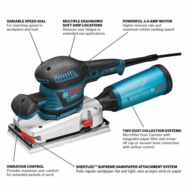 Bosch Orbital Finishing Sander, large image number 2