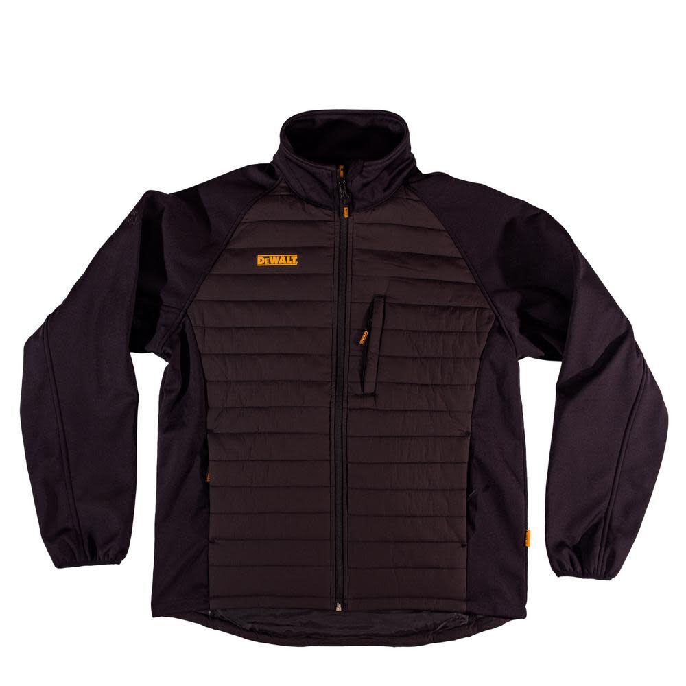 DEWALT Hybrid Insulated Jacket Nylon/Polyester Black Size 2XL – DXWW50003-BLK-XXL