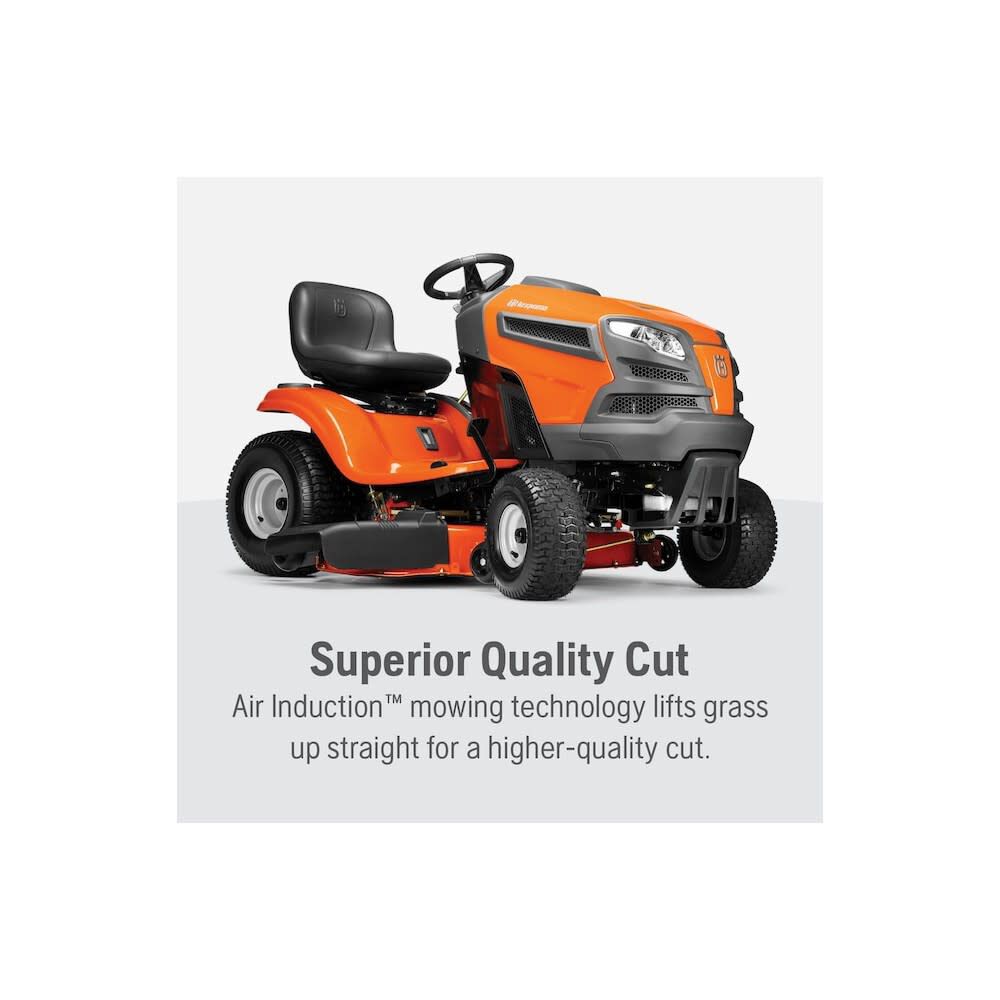 Husqvarna YTH24V54 54 Inch 24HP B S Gasoline Riding Lawn Mower 960 45 00 64 Acme Tools