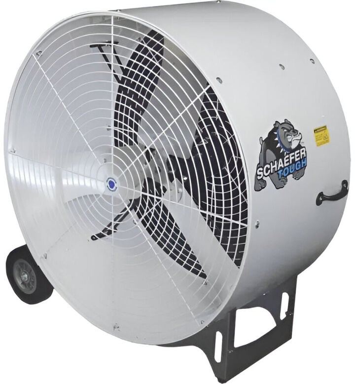 Schaefer 36 Inch 7700 Cfm 2 Speed White Versa-Kool Mobile Drum Fan