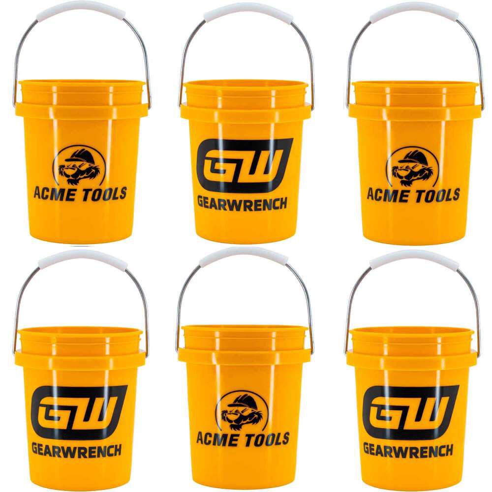 Acme Tools GEARWRENCH Mini Bucket 6 Pack - 368224
