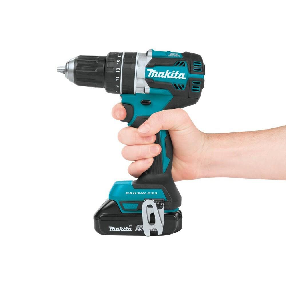 Makita 18V LXT Compact 1/2in Hammer Driver Drill Kit XPH12R - Acme Tools