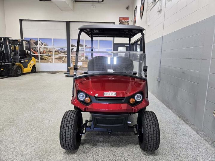 E-Z-GO Express S6 6-Seat Gas Golf Cart Inferno Red, large image number 2