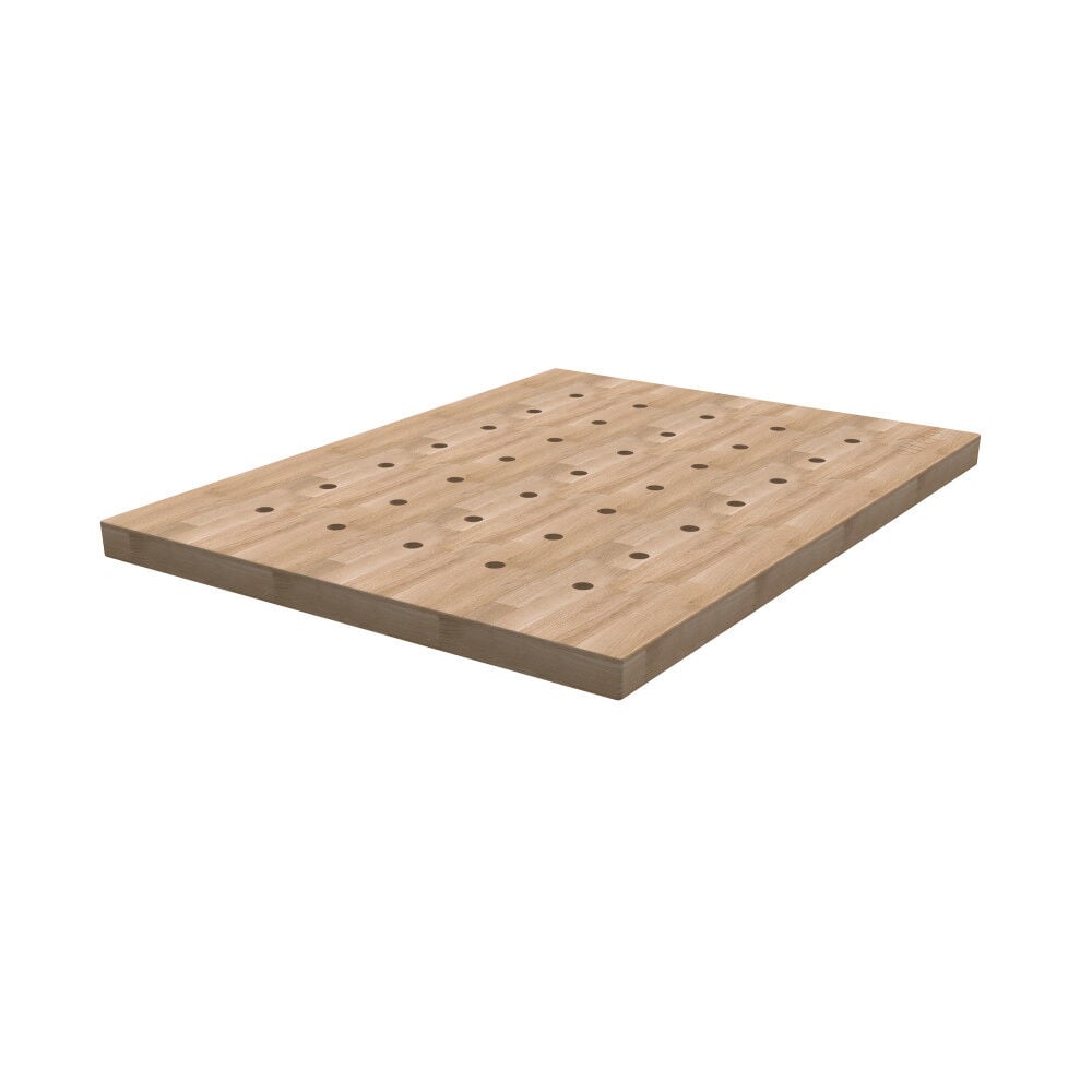 Kreg Hardwood Bench Top 24 Inch x 32 Inch with Dog Holes – HWBT-3224-DH