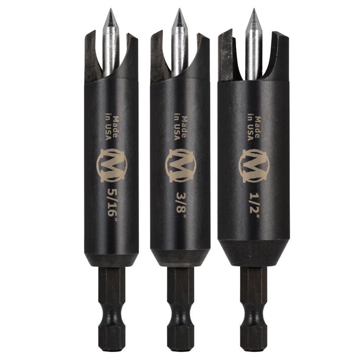 Montana Brand Tools Self Centering Wood Plug Cutters 3pc, large image number 1