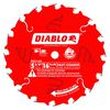 Diablo Tools 5-3/8 inch x 16 Tooth ATB Fast Coarse Circular Saw Blade with 10mm Arbor, small image number 1