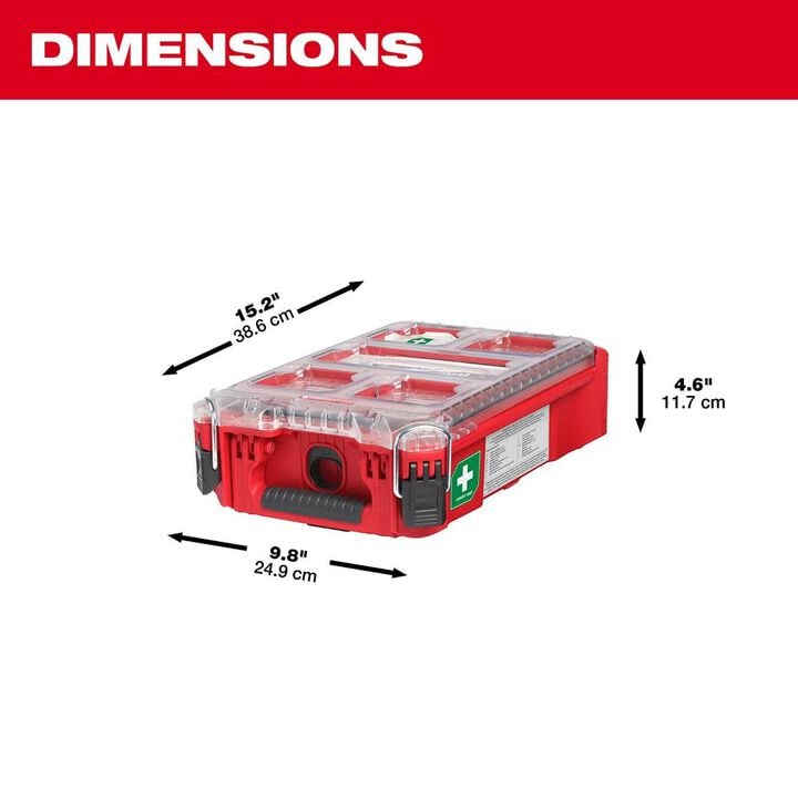 Milwaukee PACKOUT First Aid Kit 79pc Class A Type III, large image number 3