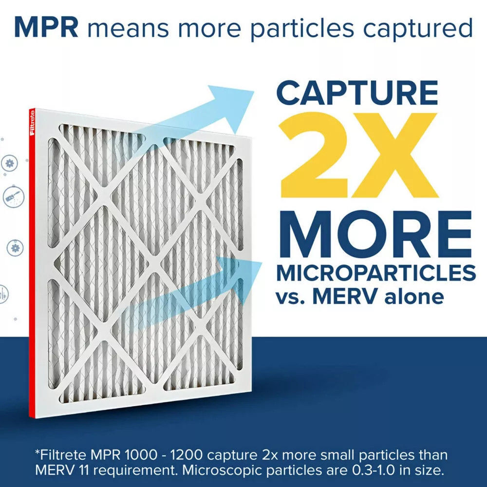 3M Filtrete 16 x 22 x 1-Inch 1000 MPR MERV 11 Allergen Defense Furnace Air Filter, large image number 3
