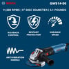 Bosch 5 Inch Angle Grinder with Slide Switch, small image number 3