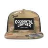 Occidental Leather Oxy Flatbill Trucker Hat Camo with Black Patch OSFM, small image number 2