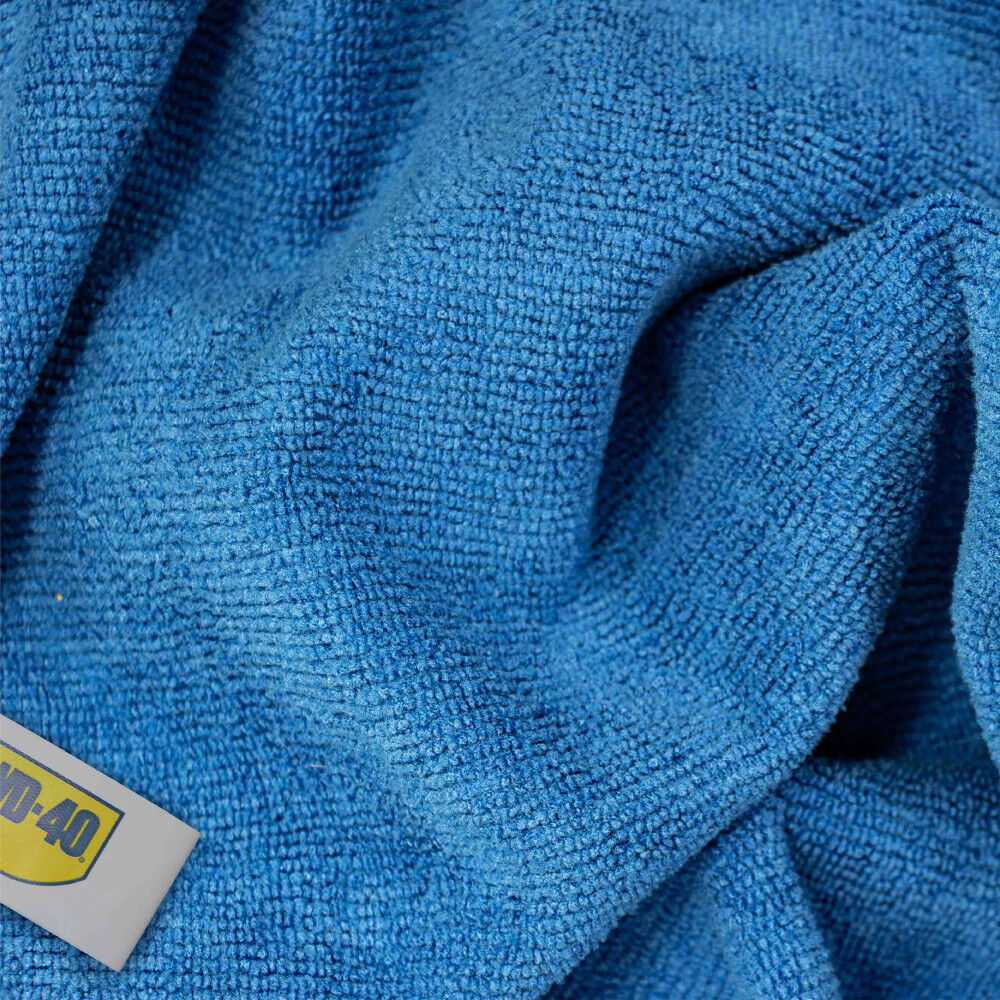 WD40 Multipurpose Microfiber Towel with Scrub Corner Blue 12 Pieces, large image number 6