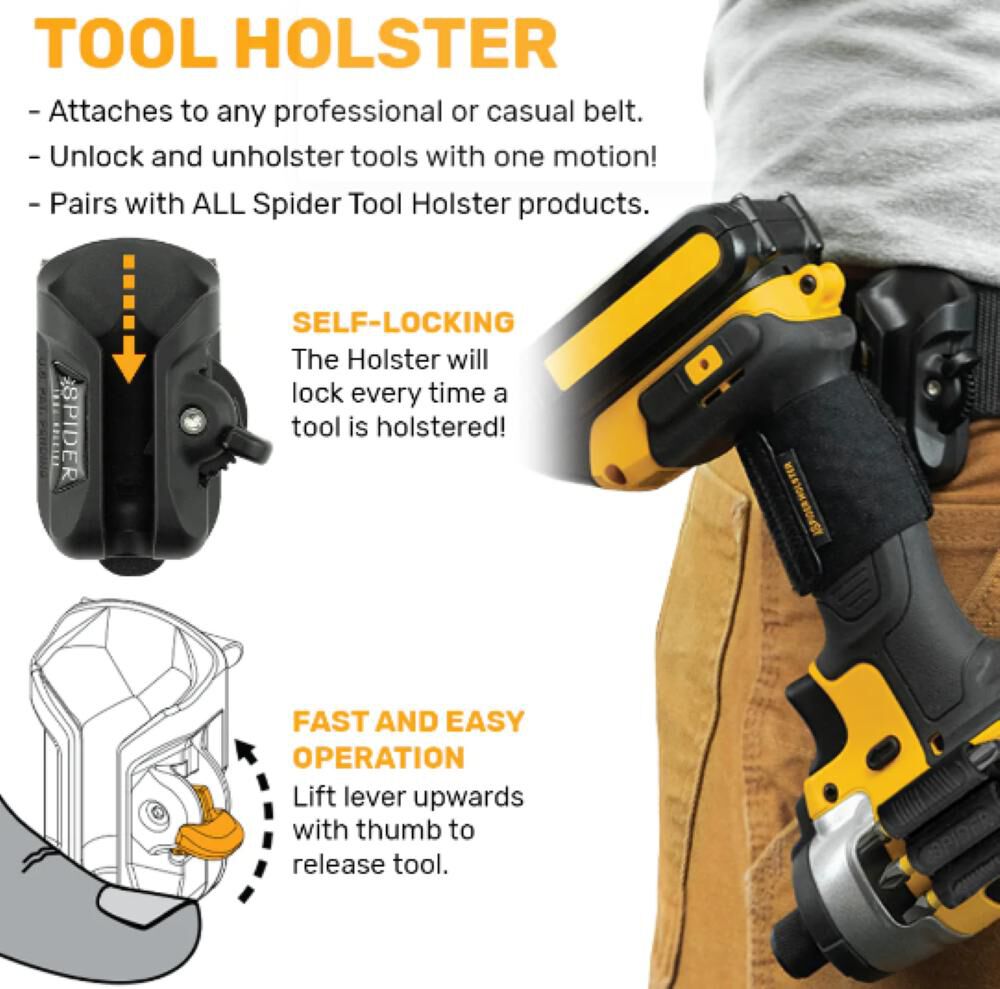 Spider Tool Holster Tape Measure Holster Set, large image number 3