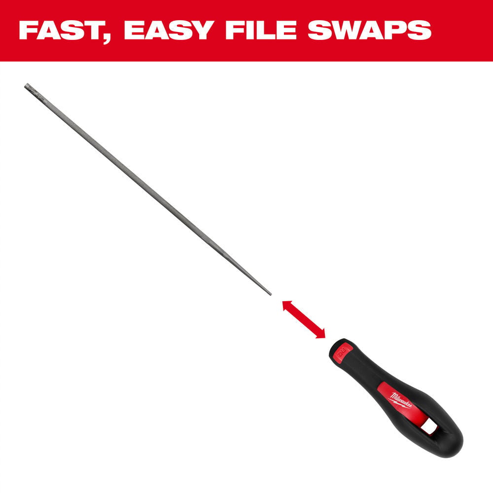 Milwaukee Saw Chain Sharpening Set with PACKOUT Low-Profile Compact Organizer, 9 Pieces, large image number 6