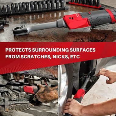 Milwaukee M12 Fuel Insider Extended Reach Ratchet (Bare Tool), Protective Boot Bundle, large image number 14