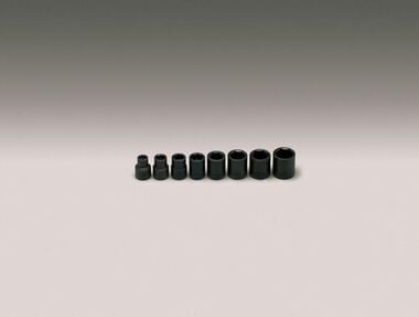 Wright Tool 3/8 In. Dr. 8 pc. Impact Socket Set 5/16 In. to 3/4 In., large image number 0