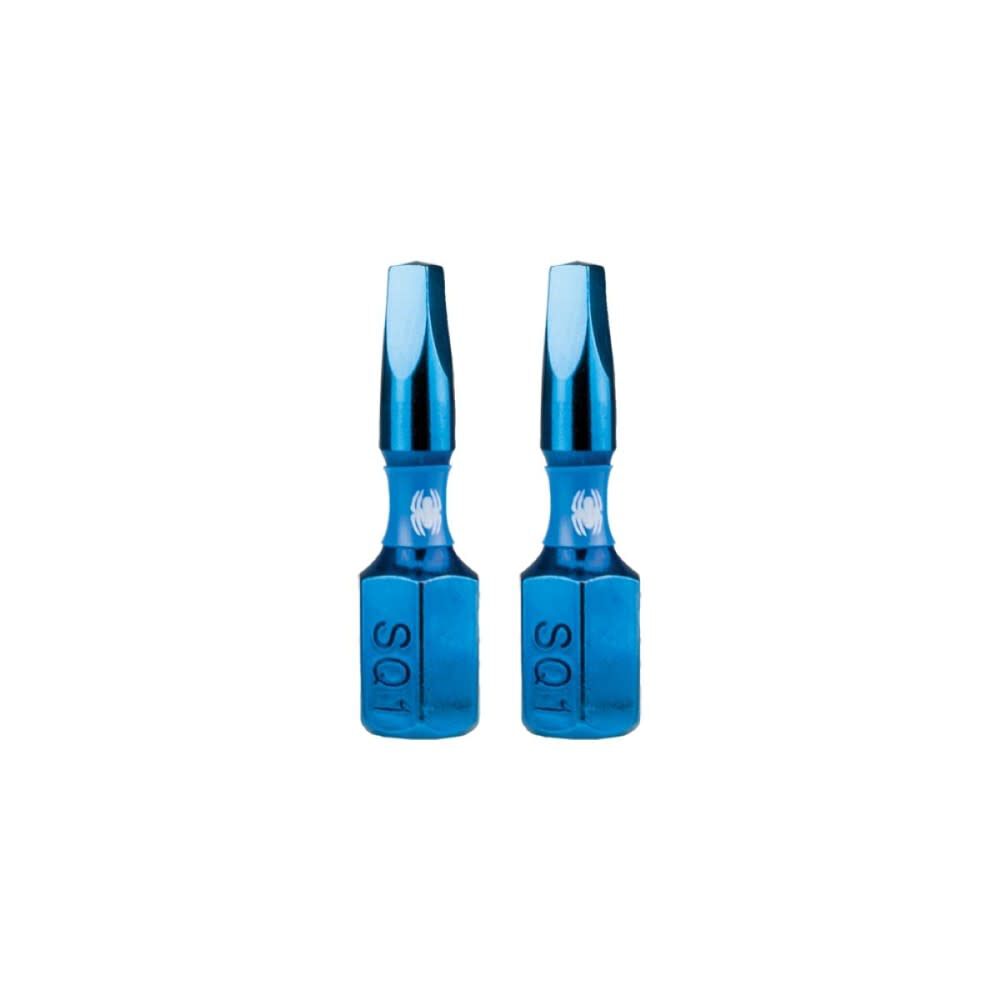 Spyder 1 Inch SQ1 Square Impact Driver Bit, 2 Pieces, large image number 1