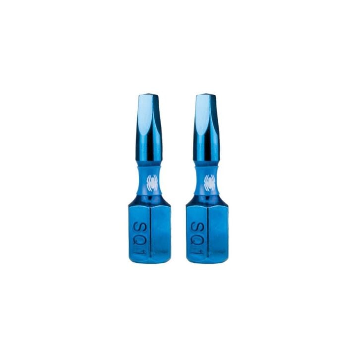 Spyder 1 Inch SQ1 Square Impact Driver Bit, 2 Pieces