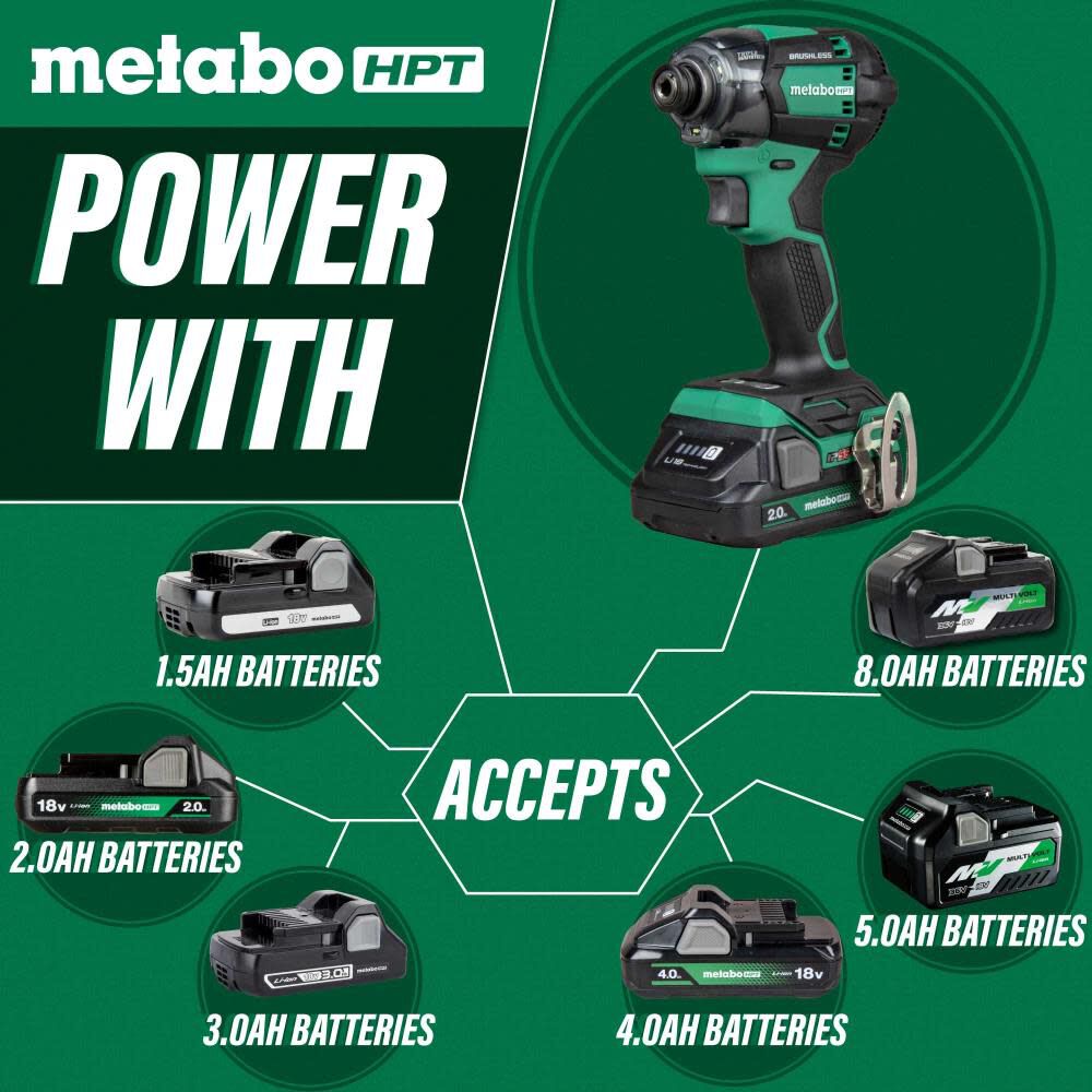Metabo hpt 18v store triple hammer impact driver