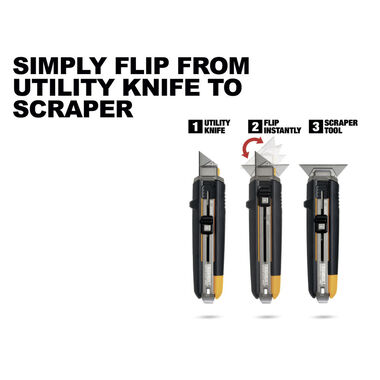 Toughbuilt Scraper Utility Knife with 5 Blades, large image number 1