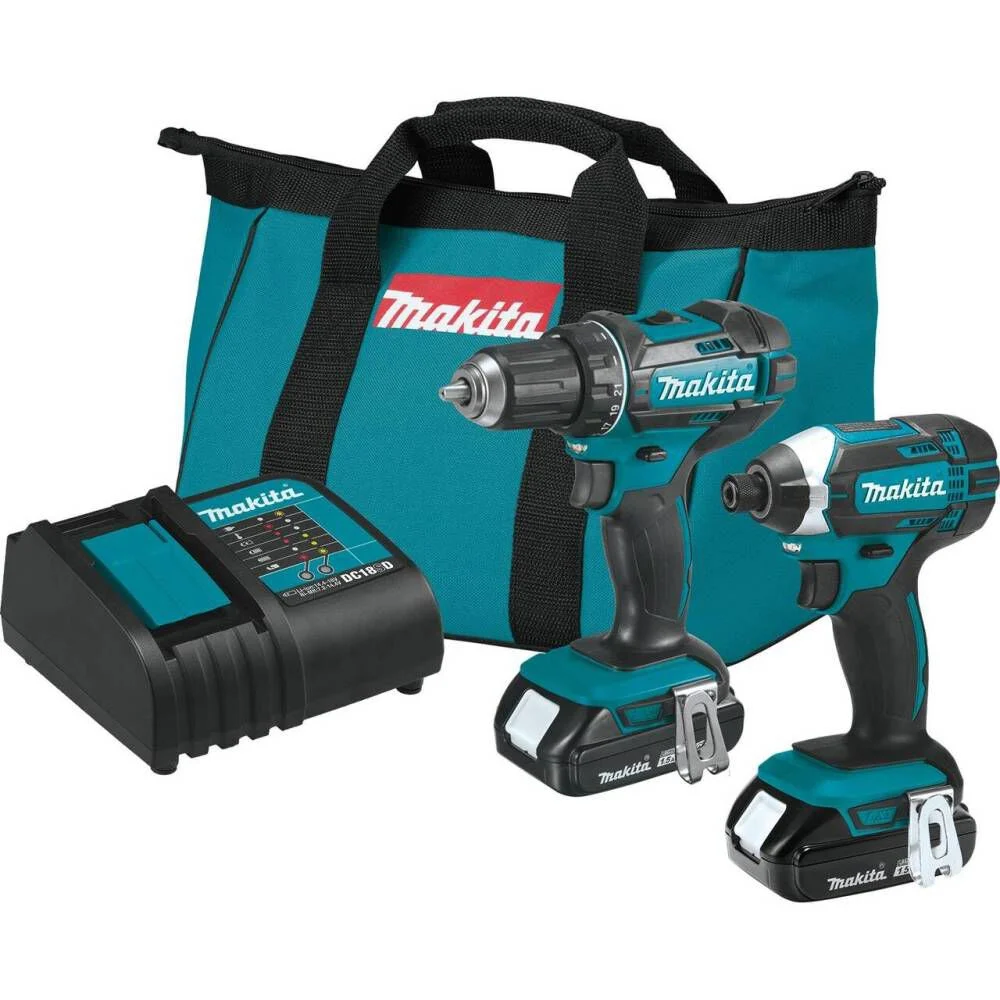 Makita 18V LXT Cordless 2 pc Combo Kit (1.5Ah), large image number 1