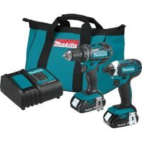 Makita 18V LXT Cordless 2 pc Combo Kit (1.5Ah)