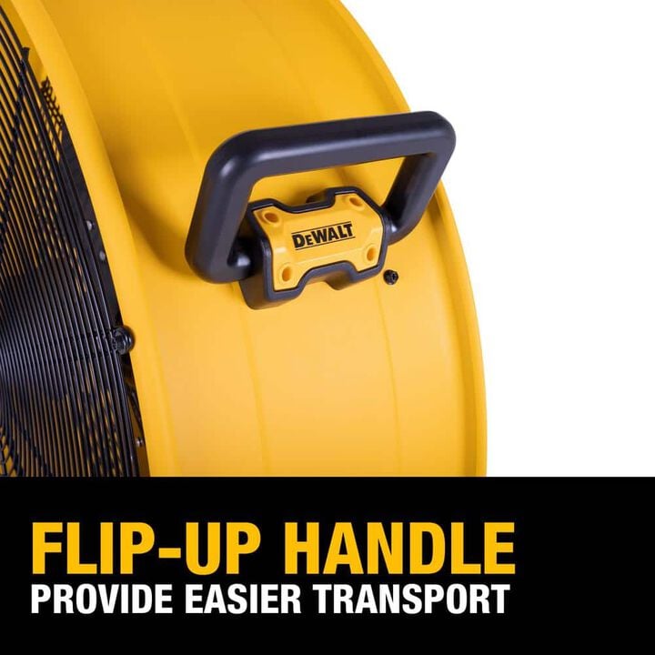 DEWALT 30 Inch 8000 CFM Drum Fan with 12 Ft Cord, large image number 11