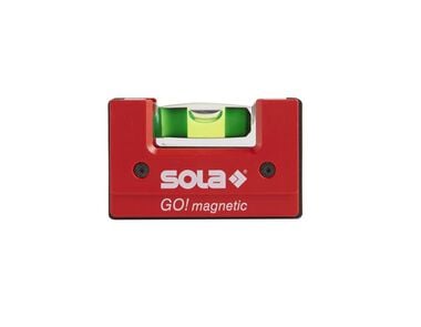 SOLA GO! Magnetic Pocket Level with Clip 3in 1 Focus-60 Vial