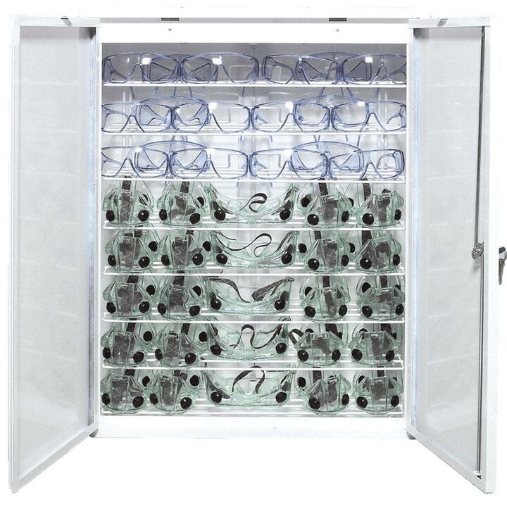 Sellstrom Monitor 2000 Germicidal Eyewear Cabinet White