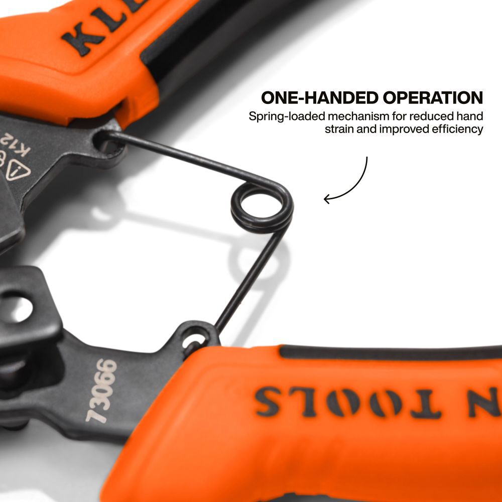 Klein Tools Steel 6 in 1 Interchangeable Snap Ring Plier Orange/Black, large image number 6