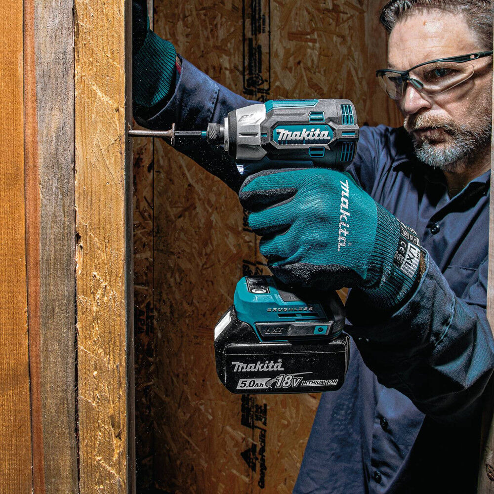 Makita Makita XDT21T 18V LXT Lithium-Ion Brushless Cordless Quick-Shift Mode 4-Speed Impact Driver Kit (5.0Ah), large image number 9